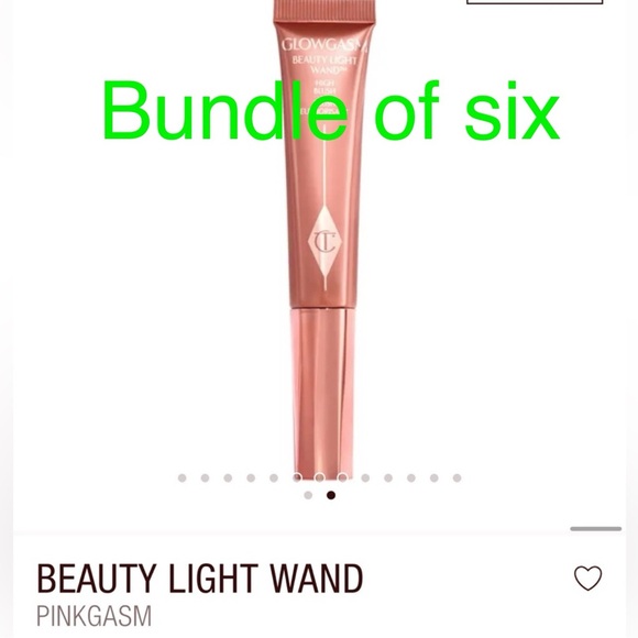 Charlotte Tilbury Pink Highlighter Radiant Glow bundle of 6pieces